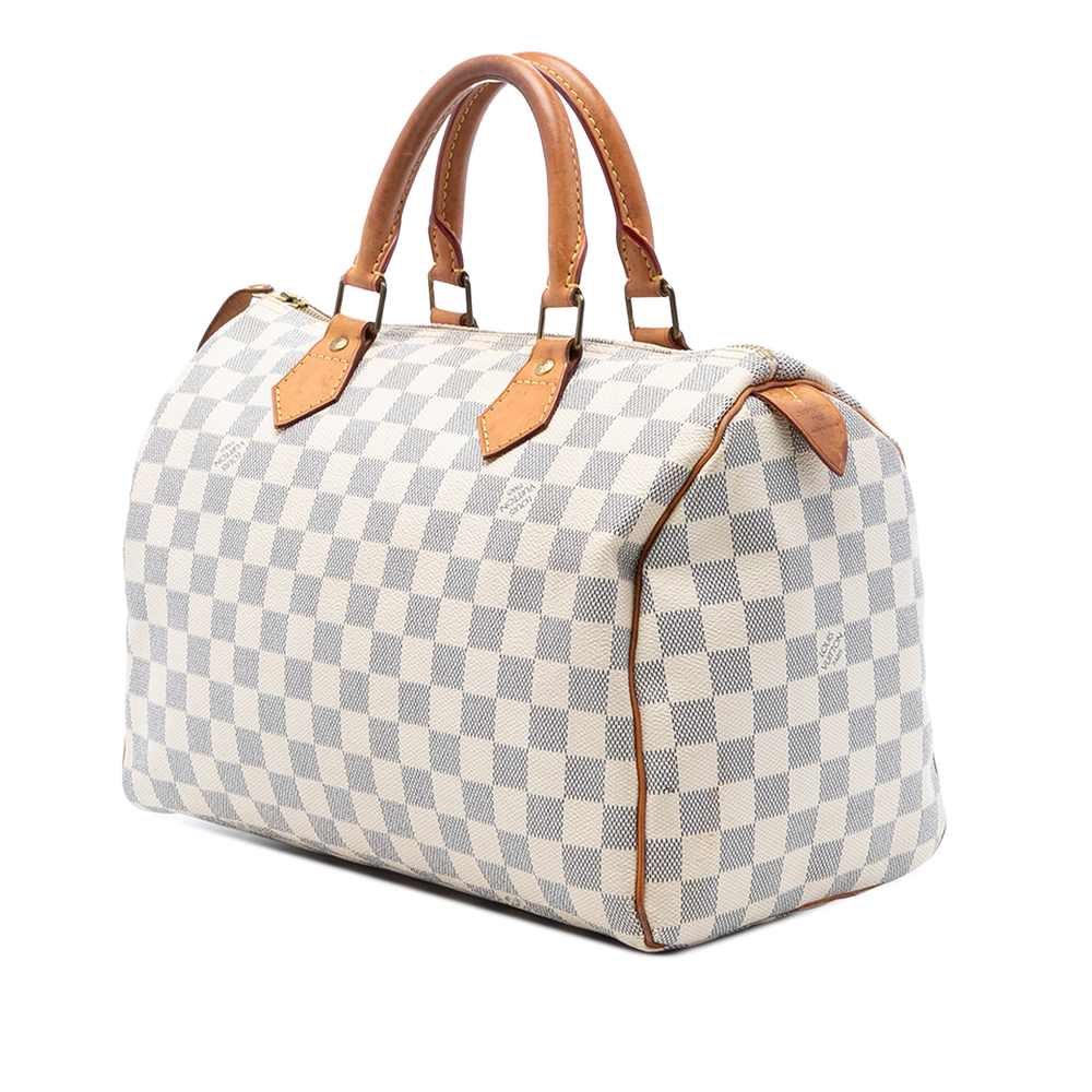 Pre-Loved Louis Vuitton Damier Azur Speedy 30 - Picture 2 of 7